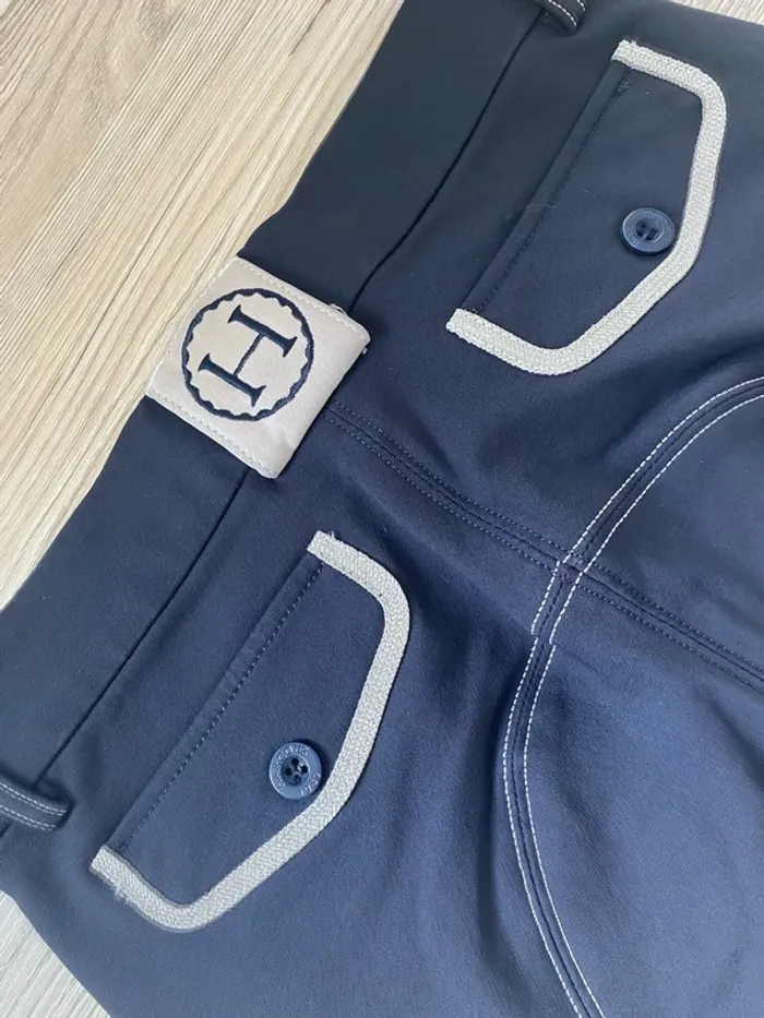 Pantalon d’équitation Harcour – Taille 34 – Bleu Marine - Très bon état - photo numéro 5