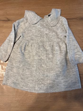 Robe pull gris
