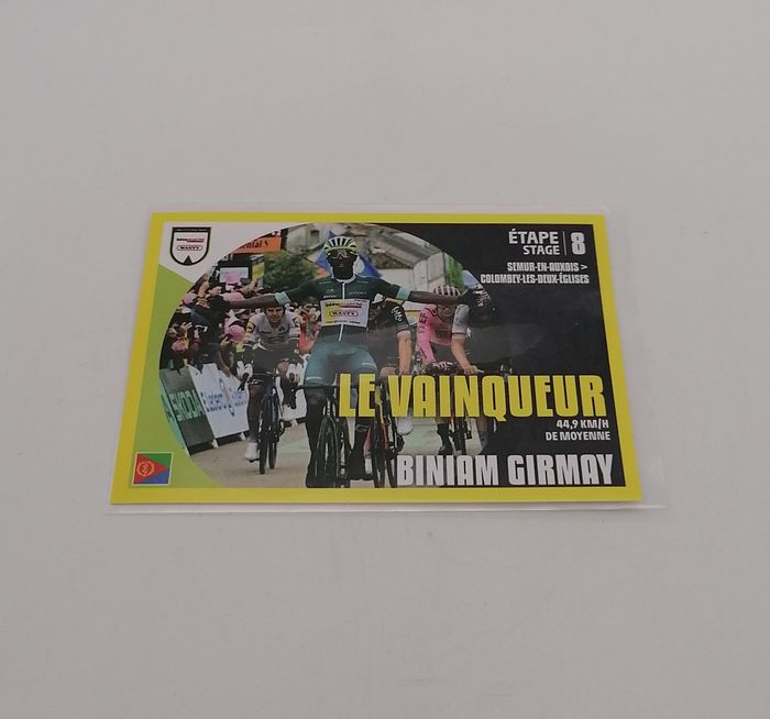 Panini sticker Tour de France 2024 n° T8 Biniam Girmay. - photo numéro 2
