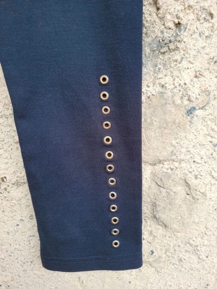 Superbe legging Gaultier Junior, marine, 8 ans - photo numéro 3