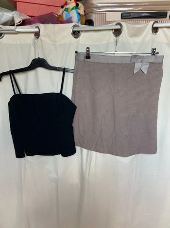 Ensemble jupe et top bustier