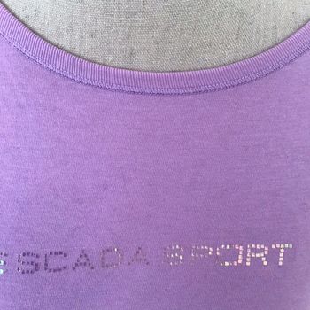 Tee shirt ESCADA coloris lilas taille XL  TBE