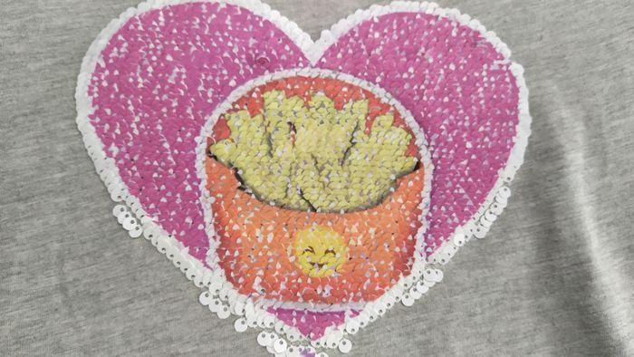 Tee-shirt émoticônes donuts - frites 10 ans - photo numéro 5