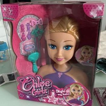 Tête à coiffer style Barbie