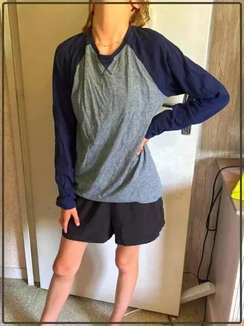 T shirt manche longue taille 36 marque tex