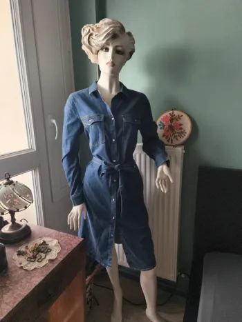 Robe en jean souple 40