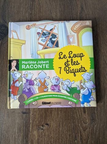 Livre et CD Marlène Jobert raconte le loup et les 7 biquets