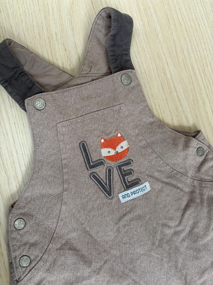 Salopette renard Obaibi taille 9 mois - photo numéro 2