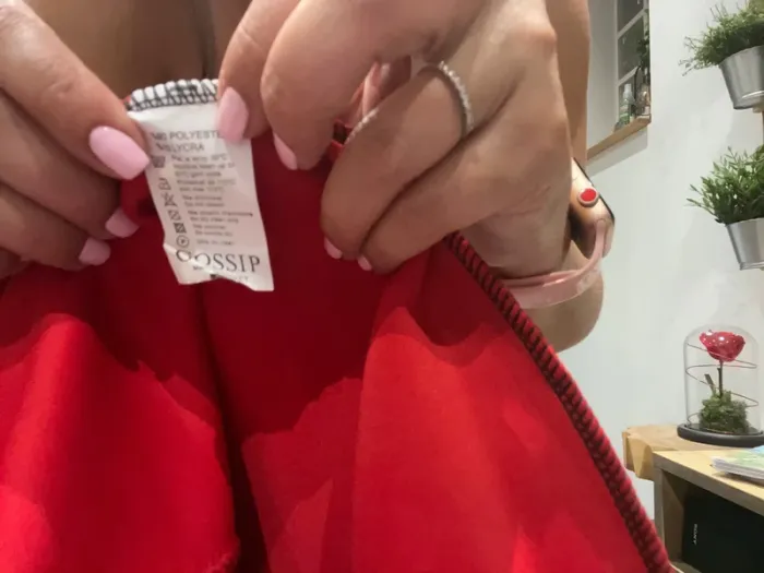 Robe rouge dentelle noir GOSSIP - photo numéro 4