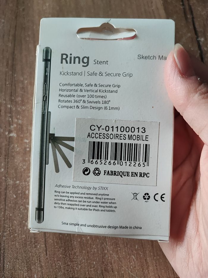 Anneau pour derrière le téléphone - photo numéro 2