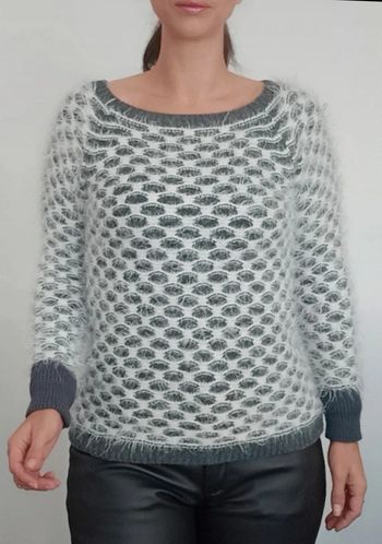 Pull d hiver poilu chic chaud taille unique