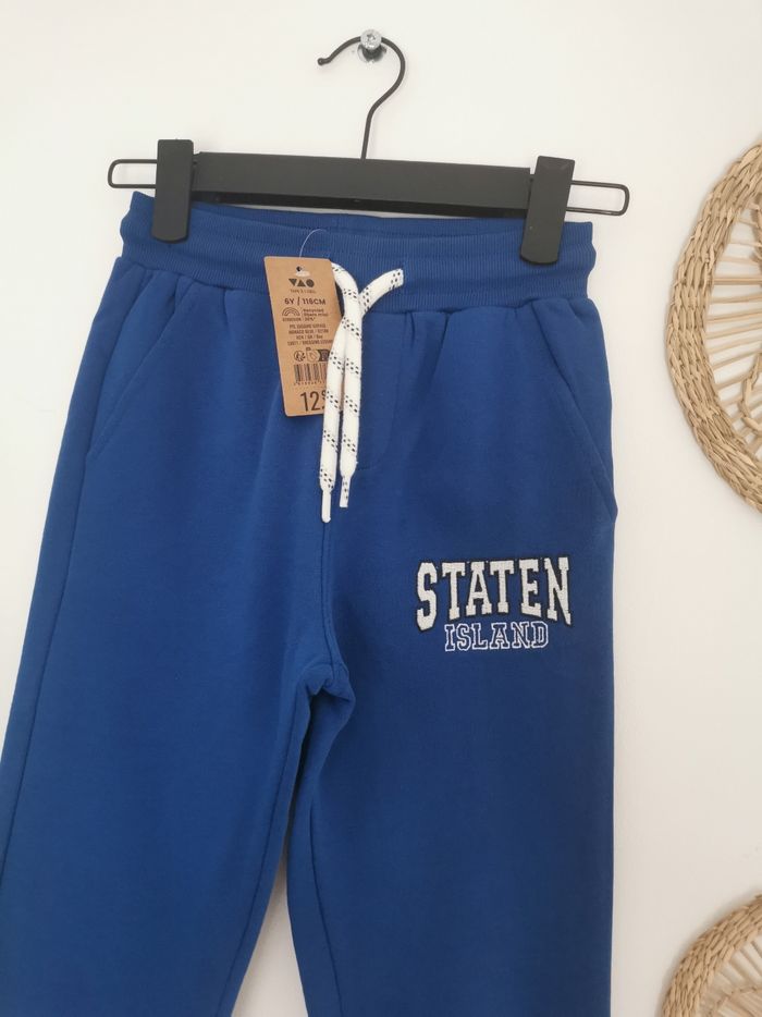 Pantalon de jogging bleu thème campus Tape à l'œil 6 Ans - photo numéro 3