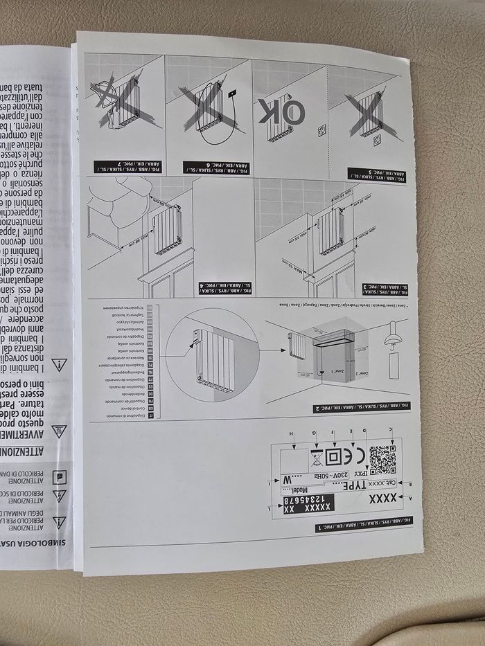 Radiateur électrique à inertie fluide Firenze 1000W - photo numéro 8