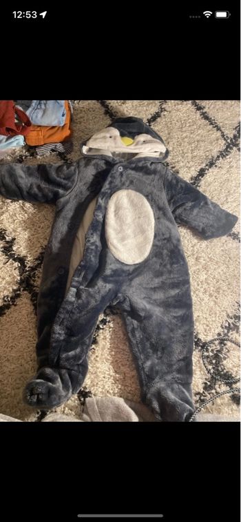 Combinaison pingouins bébé mix 