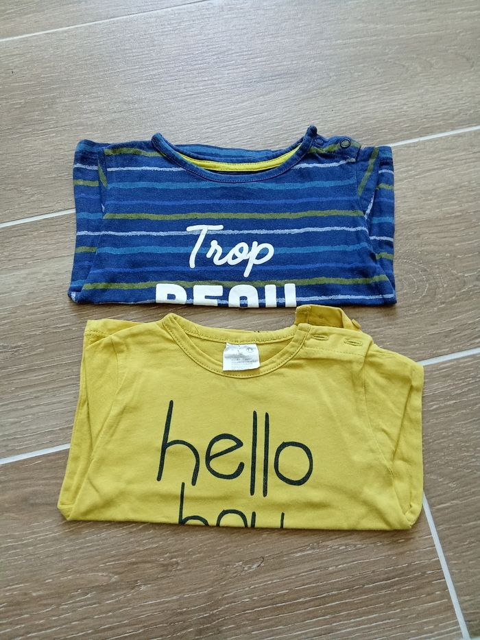 Lot tee-shirts manches longues