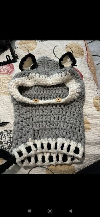 Bonnet cagoule fille