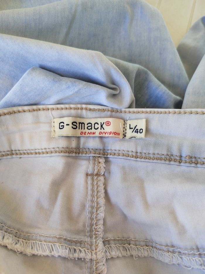 Jean clair taille basse femme – Taille 40 – Bon état –  G-smack - photo numéro 9
