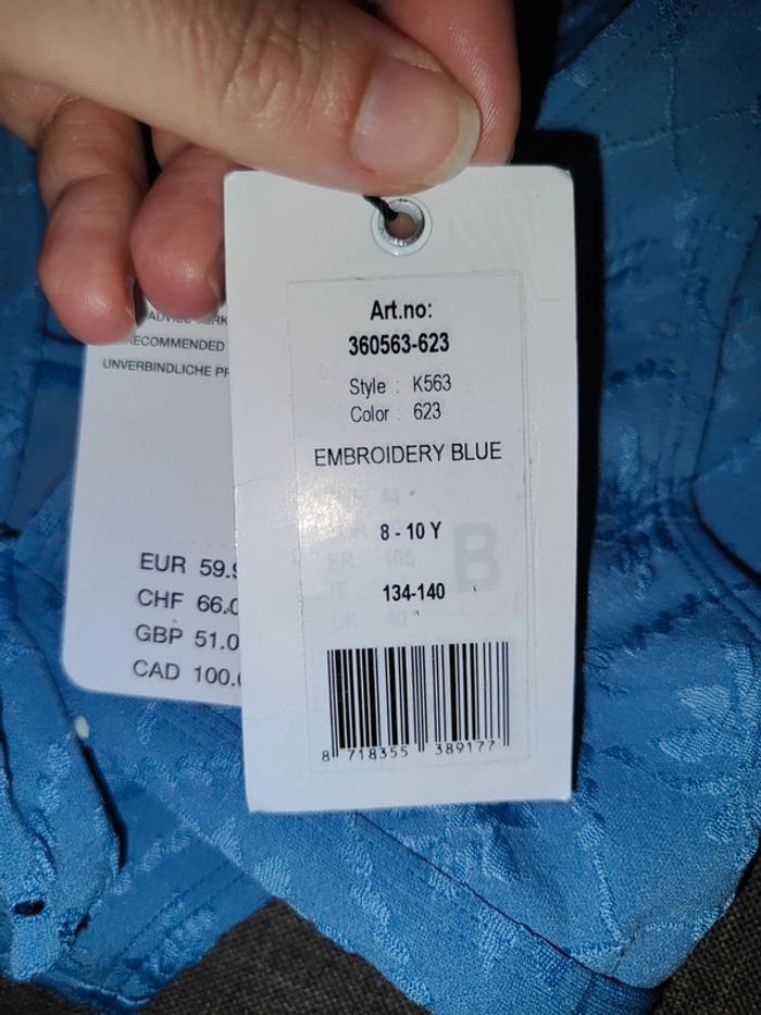 Maillot 2 pièces bleu 8/10 ans beachlife - photo numéro 4