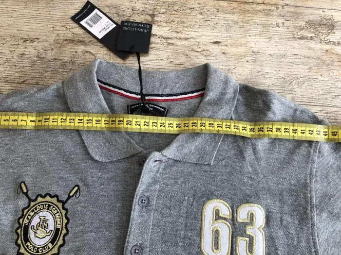 Polo gris et blanc - photo numéro 7