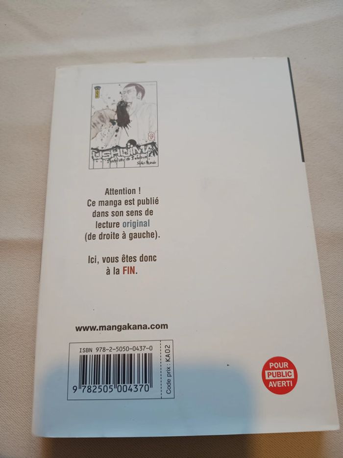 Manga ushijima tome 8 - photo numéro 2