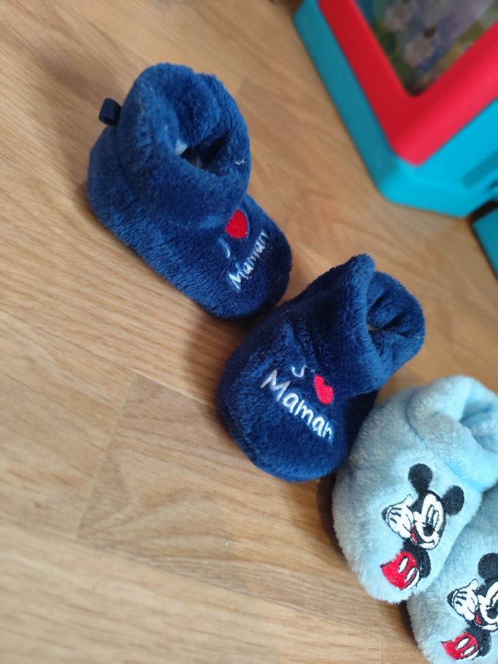 Lots chaussons bébé chaud - photo numéro 2