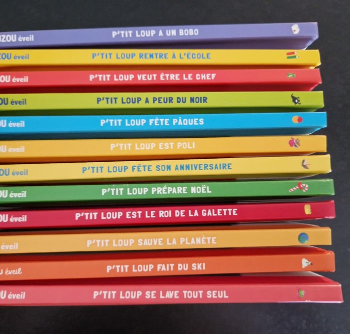 Lot de 12 livres enfant ptit loup - photo numéro 2