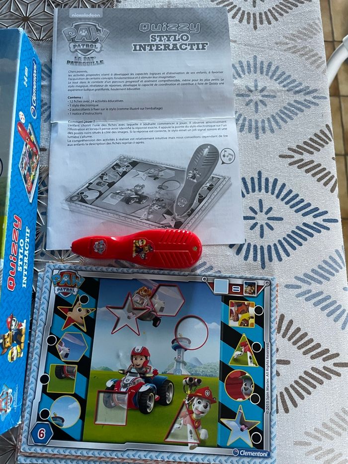 Jeu quizzy stylo interactif paw patrol - photo numéro 3