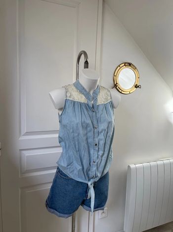 Chemise sans manches