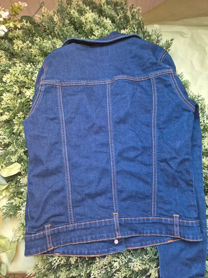 Veste en jean bleu marine femme taille 38 pimkie - photo numéro 6