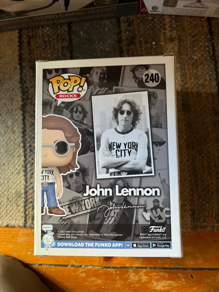 Funko pop John Lennon 240 officiel collector édition limitée 2021 rare - photo numéro 3