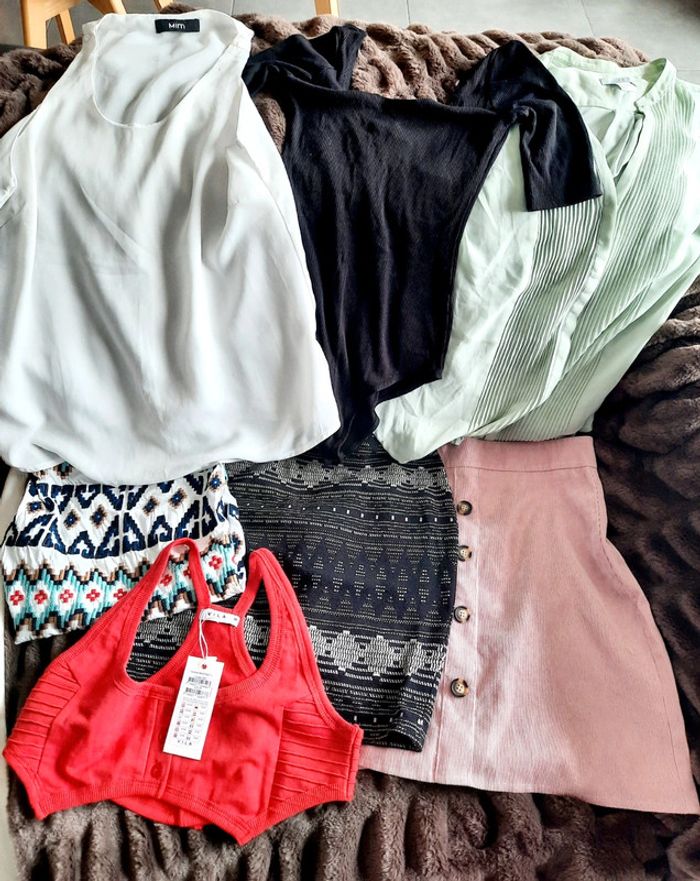 Lot femme 36 jupe haut #lora11femme36