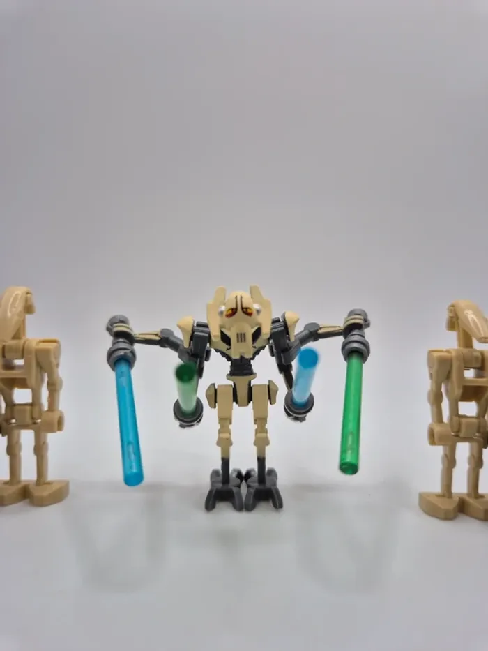 Figurines type lego Sith Général Grievious + 4 droides de combats star wars - photo numéro 2