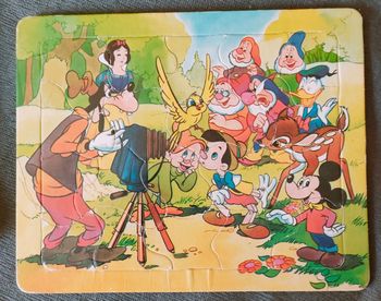 Puzzle vintage Disney de 1978 19 pièces