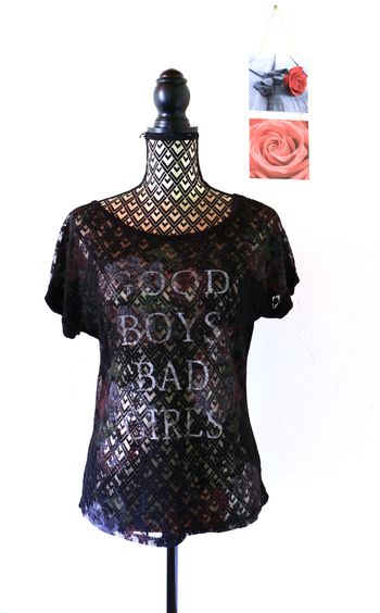 🌸T-shirt devant en dentelle, Pimkie, taille 38 M