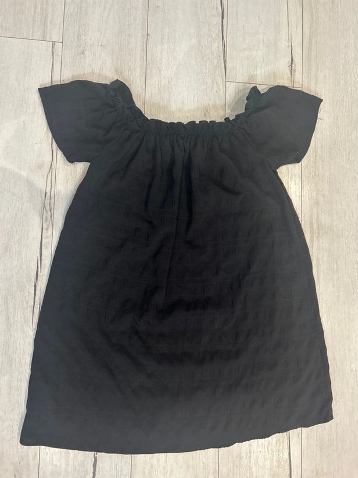 Robe tunique à plis col bardot - photo numéro 3