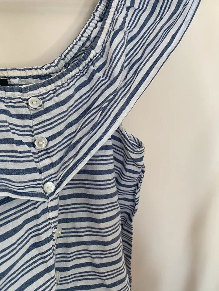 top épaules dénudés à rayures primark taille 36 - photo numéro 3