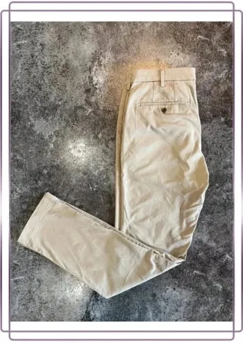Pantalon chino beige homme Uniqlo taille 42 Men chino pants Pantaloni chino uomo Chinohose Herren