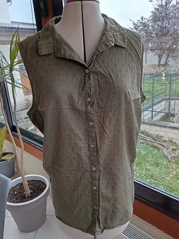 Chemise sans manches Kiabi XL