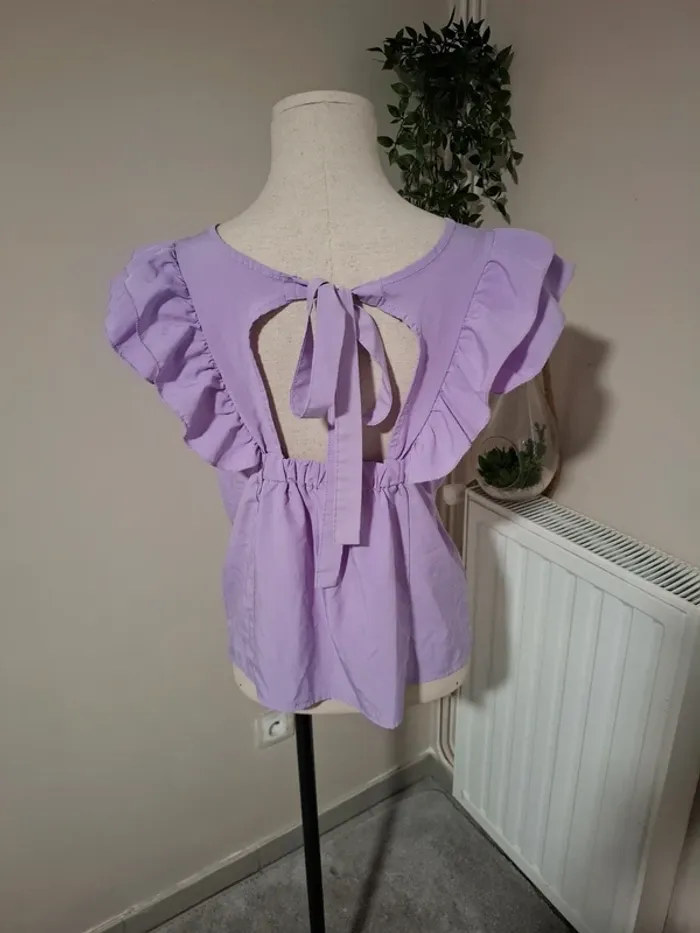 Blouse lilas taille 36 - photo numéro 2