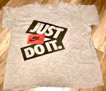 T-shirt gris  Nike  vintage s