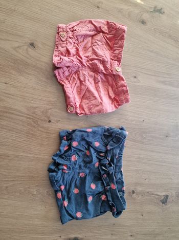 Lot de 2 shorts 6 mois