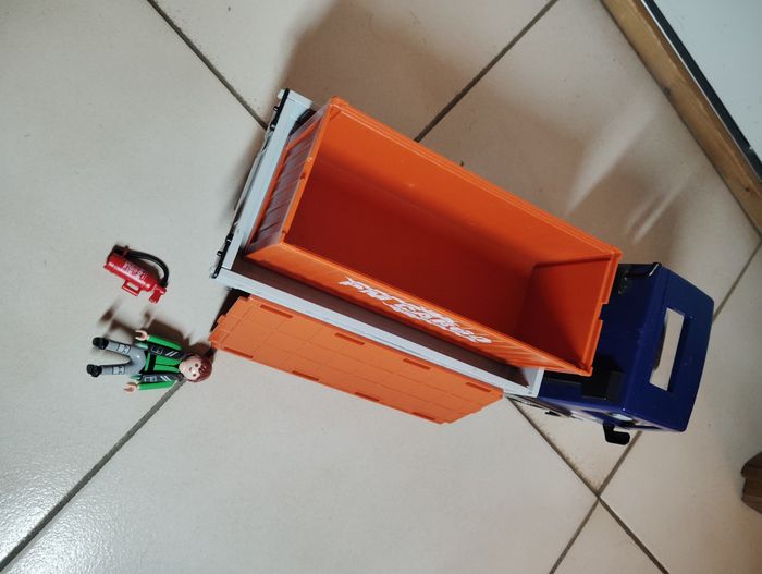Camion porte conteneur playmobil - photo numéro 2