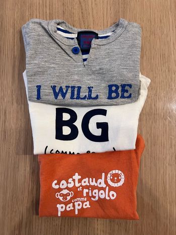 Lot 3 t shirt 3mois 