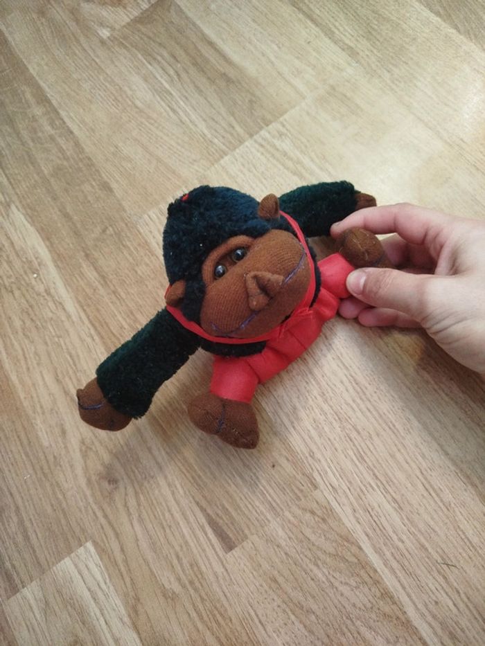 Petite peluche singe vintage