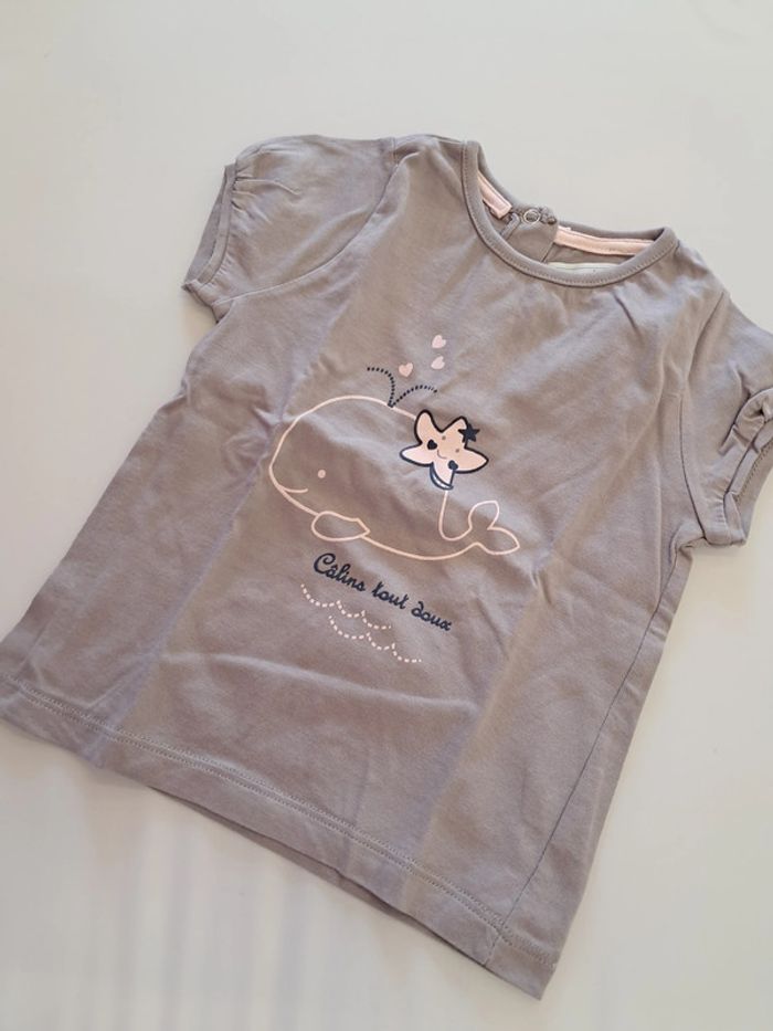 tee shirt fille 18 mois