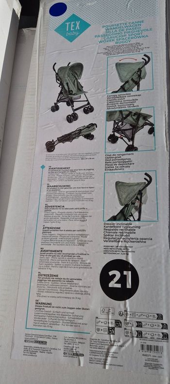 Poussette TEX Neuve. 