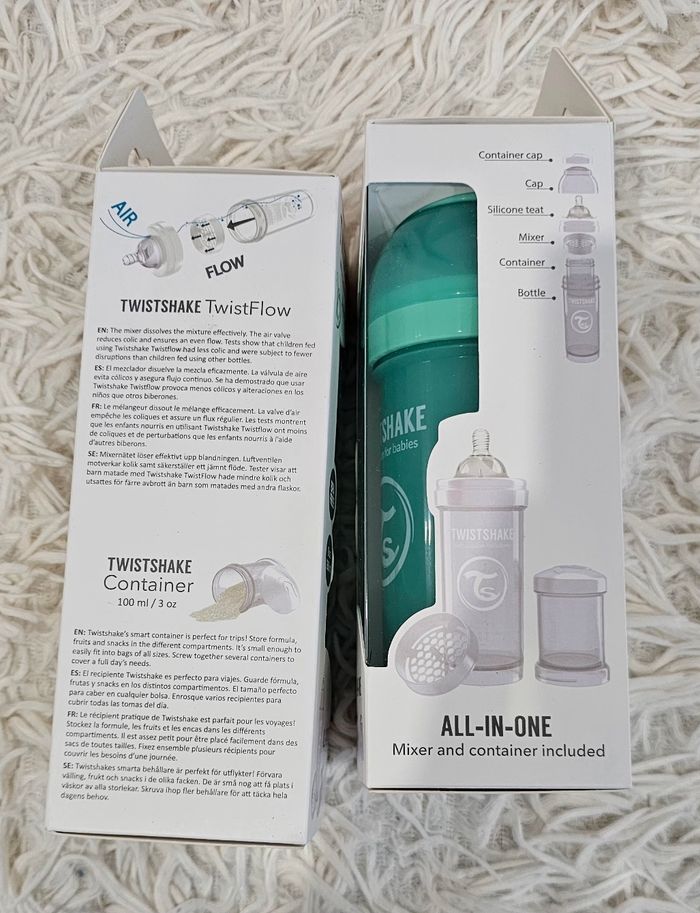Lot de 2 biberons anticoliques Twistshake neufs - photo numéro 5