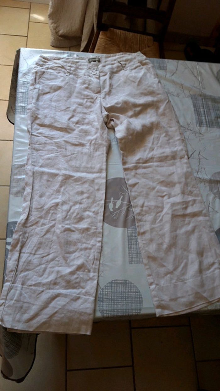 Pantalon in extension t40 lin