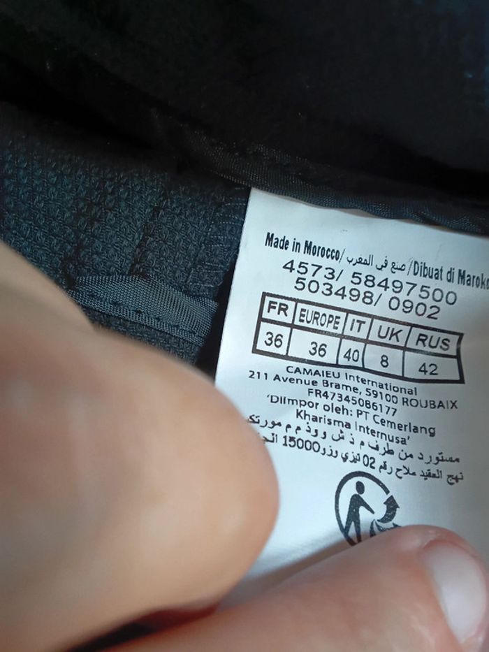 Bermuda Taille 36 Camaïeu 🌹 - photo numéro 3