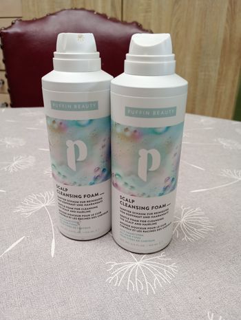 Mousses lavantes cheveux